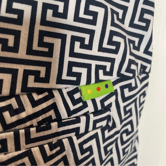 Swing Control Ankle Golf Pants Tummy Control Geometric Athleisure Greek Key 6 - Picture 5 of 13